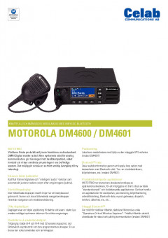 Motorola DM4600/DM4601 produktblad preview 1