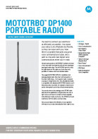 Motorola DP1400 specifications preview 1