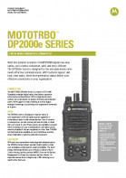 Motorola DP2000e Series specifications preview 1