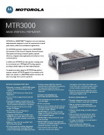 Motorola MTR3000 specifications preview 1