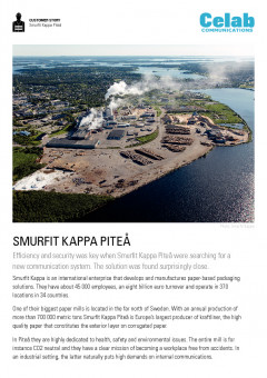 Customer Story Smurfit Kappa Piteå EN preview 1