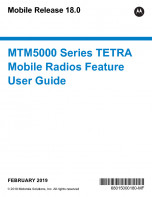 Motorola MTM5400 Feature User Guide preview 1