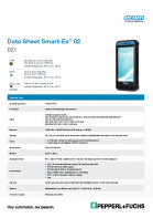 Ecom Smart-Ex® 02 dz1 specsheet