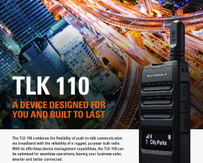 Motorola TLK110 brochure preview 1